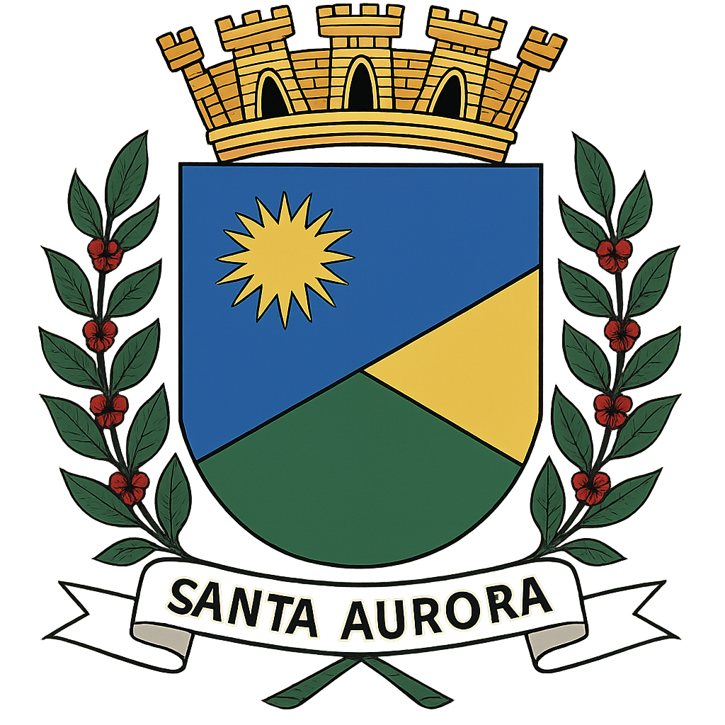 Brasão Oficial do Município de Santa Aurora